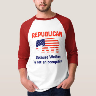T-shirt Républicain drôle - aide sociale