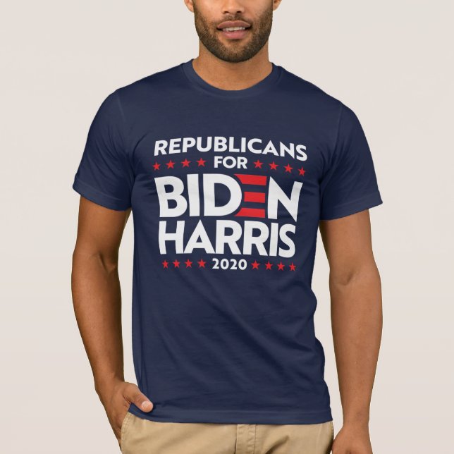 T-SHIRT RÉPUBLICAINS DE BIDEN HARRIS (Devant)