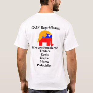 T-shirt Républicains du parti républicain avec qui nous so