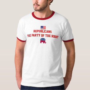 T-shirt Républicains le parti de la droite