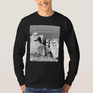 T-shirt Républicains politiques Mont Rushmore Démocrates