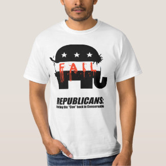 T-shirt Républicains - remettant l'escroquerie dans le