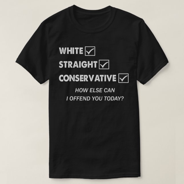 T-shirt Républican Toxits Men Women White Straight Conserv (Design devant)