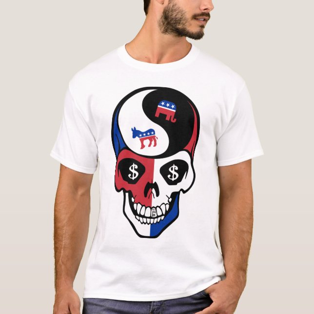 T-shirt Republicrat Skeletor (Devant)