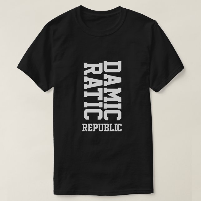 T-Shirt République DAMICRATIQUE (Design devant)