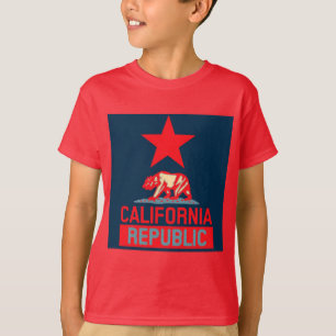 T-shirt République de Californie à l'esprit urbain