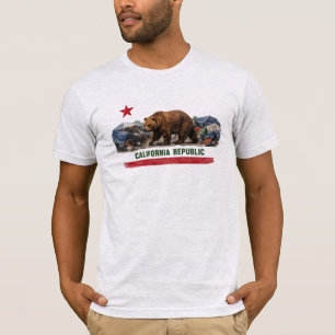 T-shirt République de Californie : Ours de la ville de ten