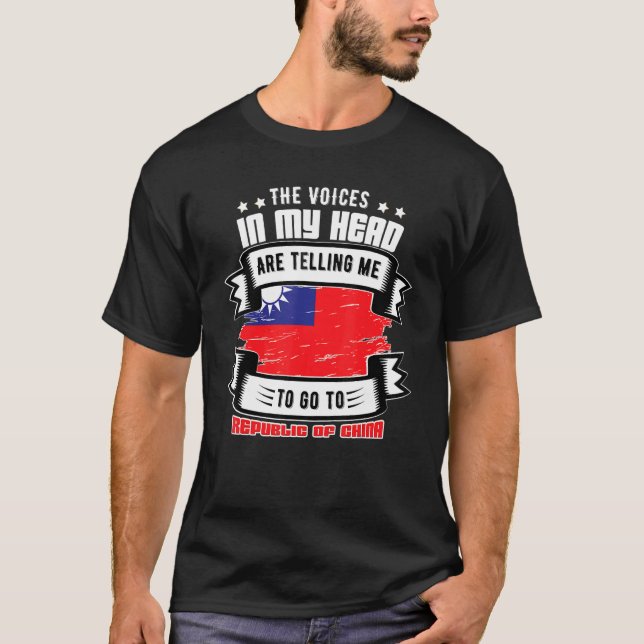 T-shirt République de Chine dans ma tête (Devant)