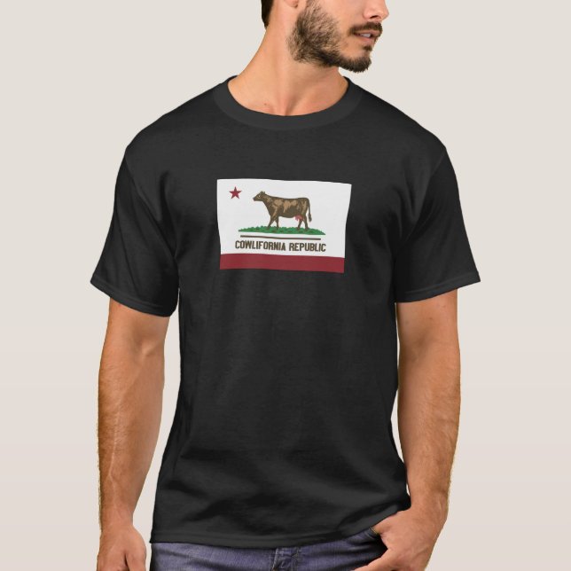 T-shirt République de Cowlifornia (Devant)