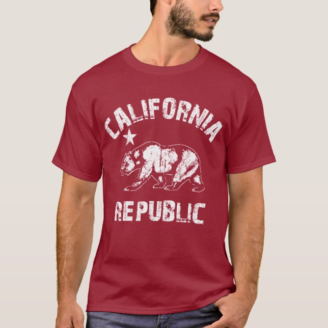 T-shirt République de la Californie (Devant)