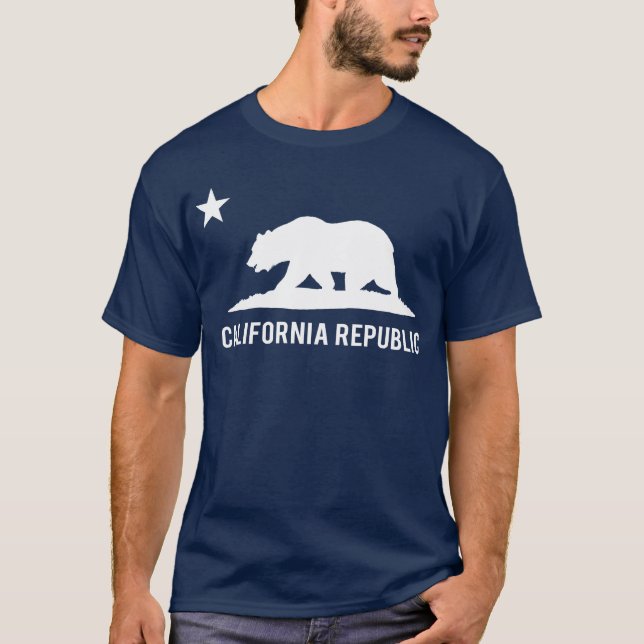 T-shirt République de la Californie - de base (Devant)