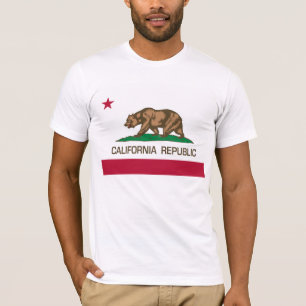 T-shirt République de la Californie (drapeau d'état)