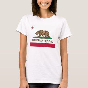 T-shirt République de la Californie (drapeau d'état)