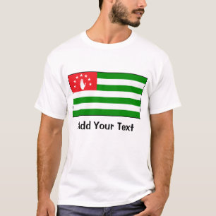 T-shirt République de l'Abkhazie - drapeau abkhaze