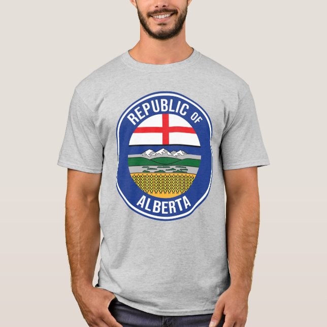 T-shirt République de l'Alberta WEXIT (Devant)