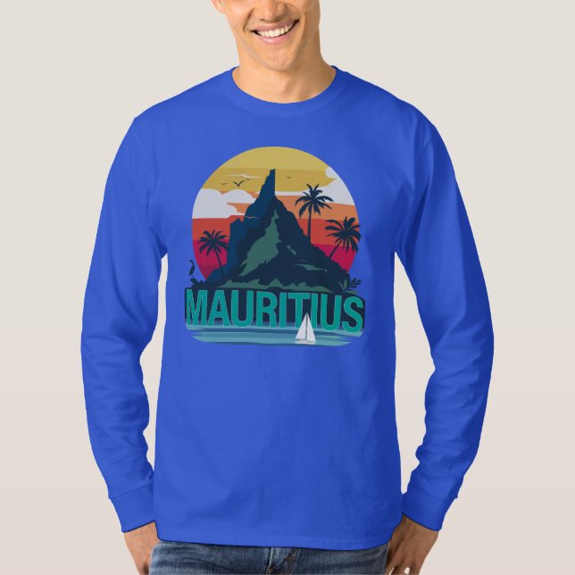 T-shirt République de Maurice (Devant)