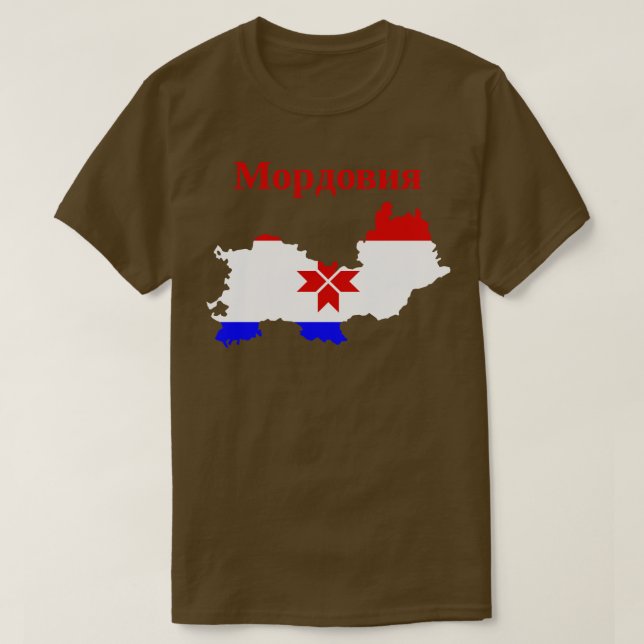 T-shirt République de Mordovia Russie (Design devant)