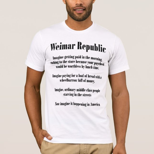 T-shirt République de Weimar (Devant)