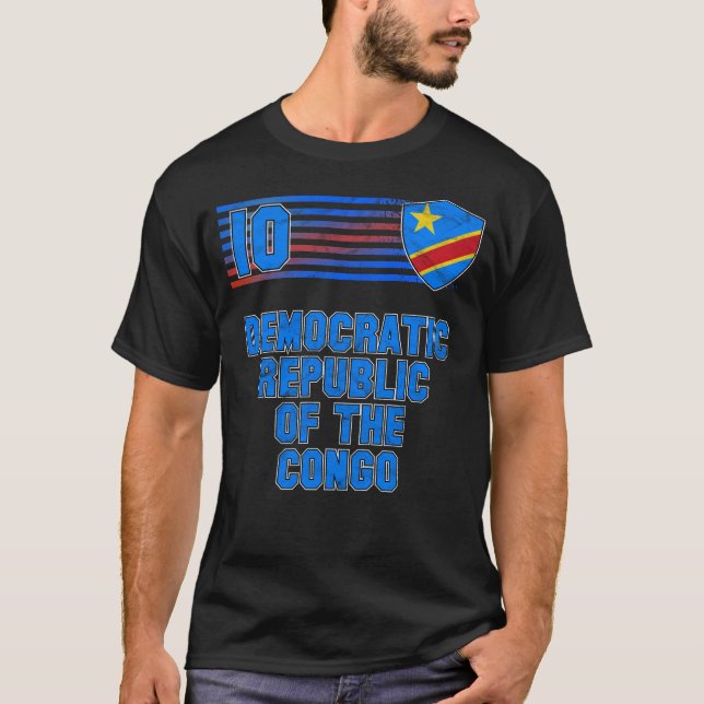 T-shirt République démocratique du Congo (Devant)