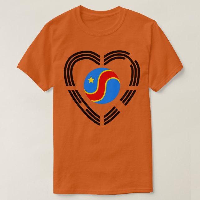 T-shirt République démocratique du Congo de Corée (Design devant)