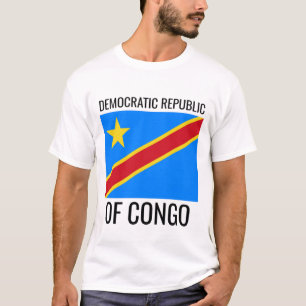 T-shirt République démocratique du Congo // Drapeau mond