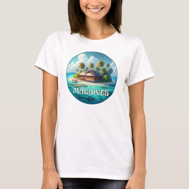 T-shirt République des Maldives (Devant)