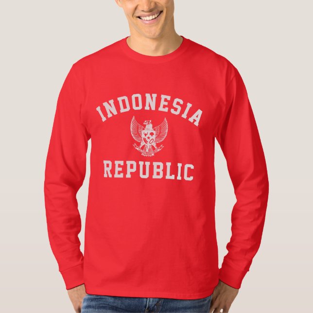 T-shirt République d'Indonésie  (Devant)