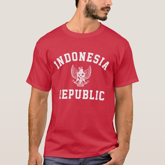 T-shirt République d'Indonésie (Devant)