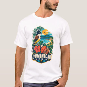 T-Shirt République dominicaine des Caraïbes de mil