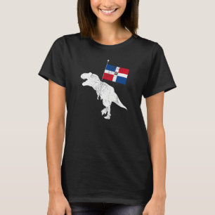 T-shirt République Dominicaine Dinosaur Tyrannosaurus Rex
