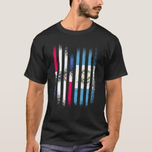 T-shirt République Dominicaine Drapeau Guatemala Gros Pays