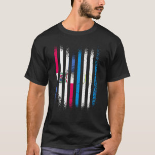 T-shirt République Dominicaine Drapeau Nicaragua Gros Pays