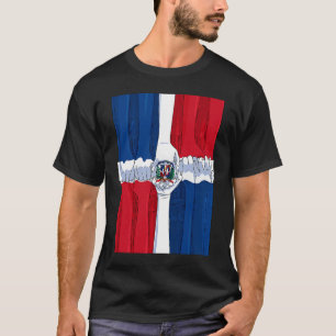 T-shirt République Dominicaine Fierté Nationale DR Drapeau