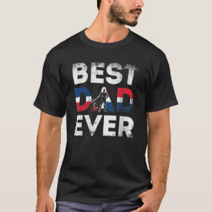 T-shirt République Dominicaine Papa Père Superhero Hero