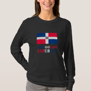 T-shirt République Dominicaine Pays Drapeau Bandera Domini