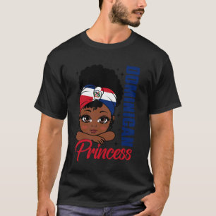 T-shirt République dominicaine Princesse dominicaine Fille