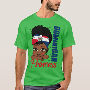 T-shirt République dominicaine Princesse dominicaine Fille