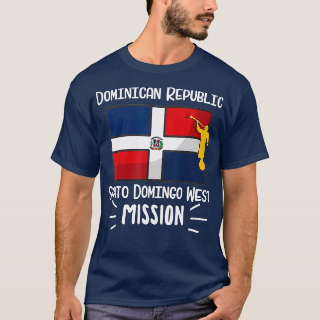 T-shirt République Dominicaine Santo Domingo West Mormon L (Devant)