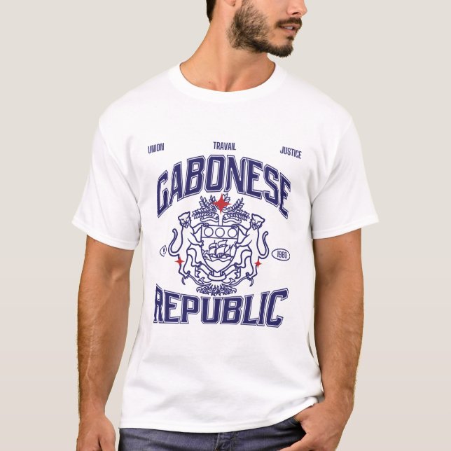 T-shirt République gabonaise (Devant)