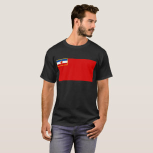 T-shirt République socialiste de drapeau de la Bosnie et