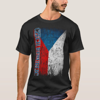 T-shirt République Tchèque Drapeau Cadeaux Femmes Hommes E