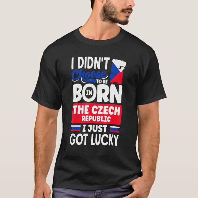 T-shirt République Tchèque Drapeau Tchèque Je Viens D'Avoi (Devant)