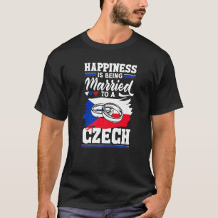 T-shirt République Tchèque : Le Bonheur Du Drapeau Est Mar