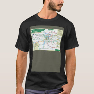 T-shirt République tchèque Prague Praha Metro Map HD
