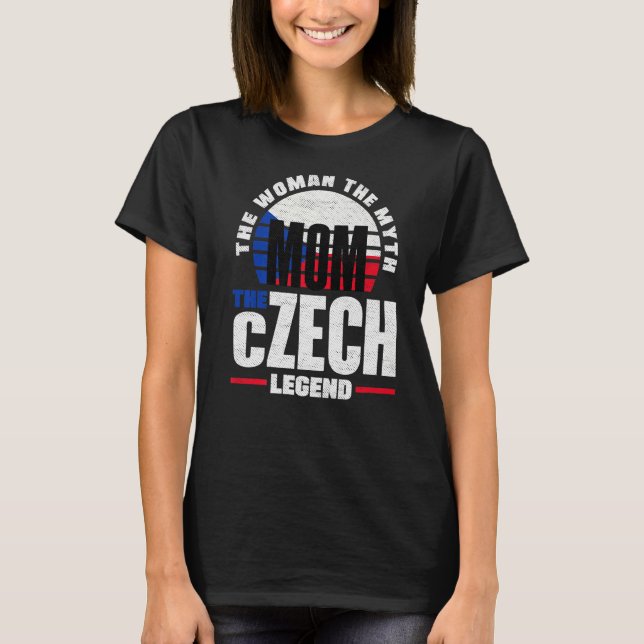 T-shirt République tchèque Tchèque République Tchèque (Devant)