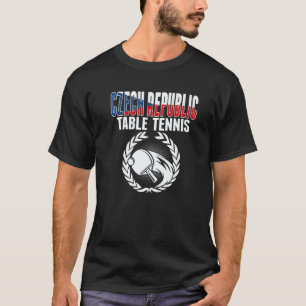 T-shirt République tchèque Tennis de Table  Supporter de P