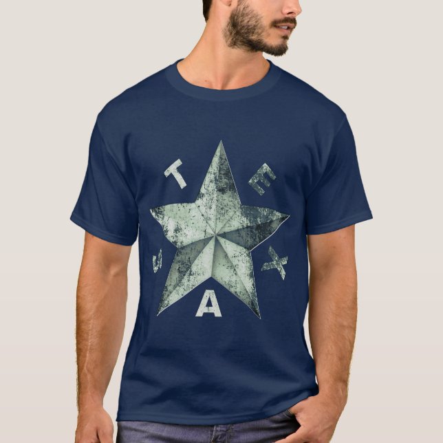 T-shirt République vintage du Texas (Devant)