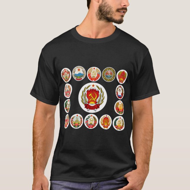 T-shirt Républiques de l'Union soviétique (Devant)