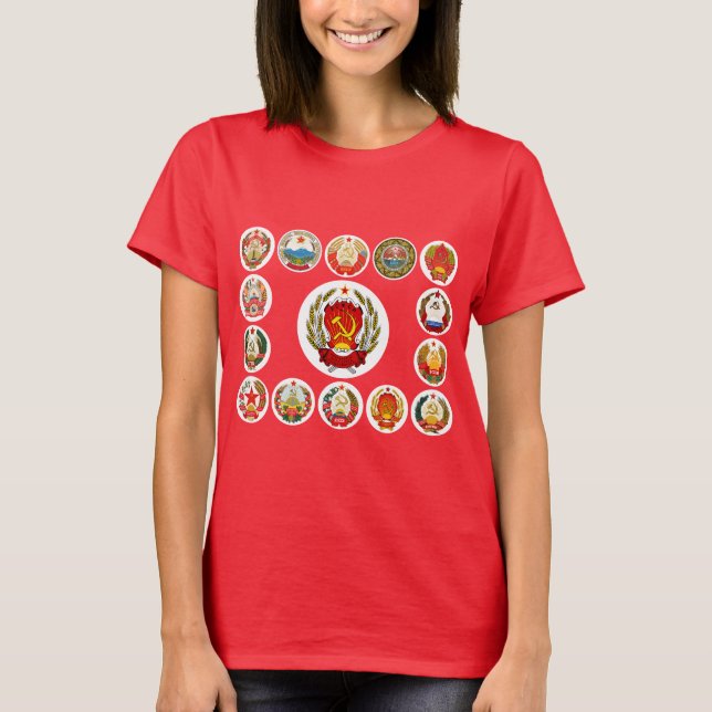 T-shirt Républiques de l'Union soviétique (Devant)