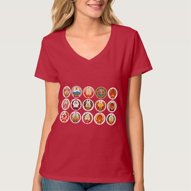 T-shirt Républiques de l'Union soviétique (Devant)